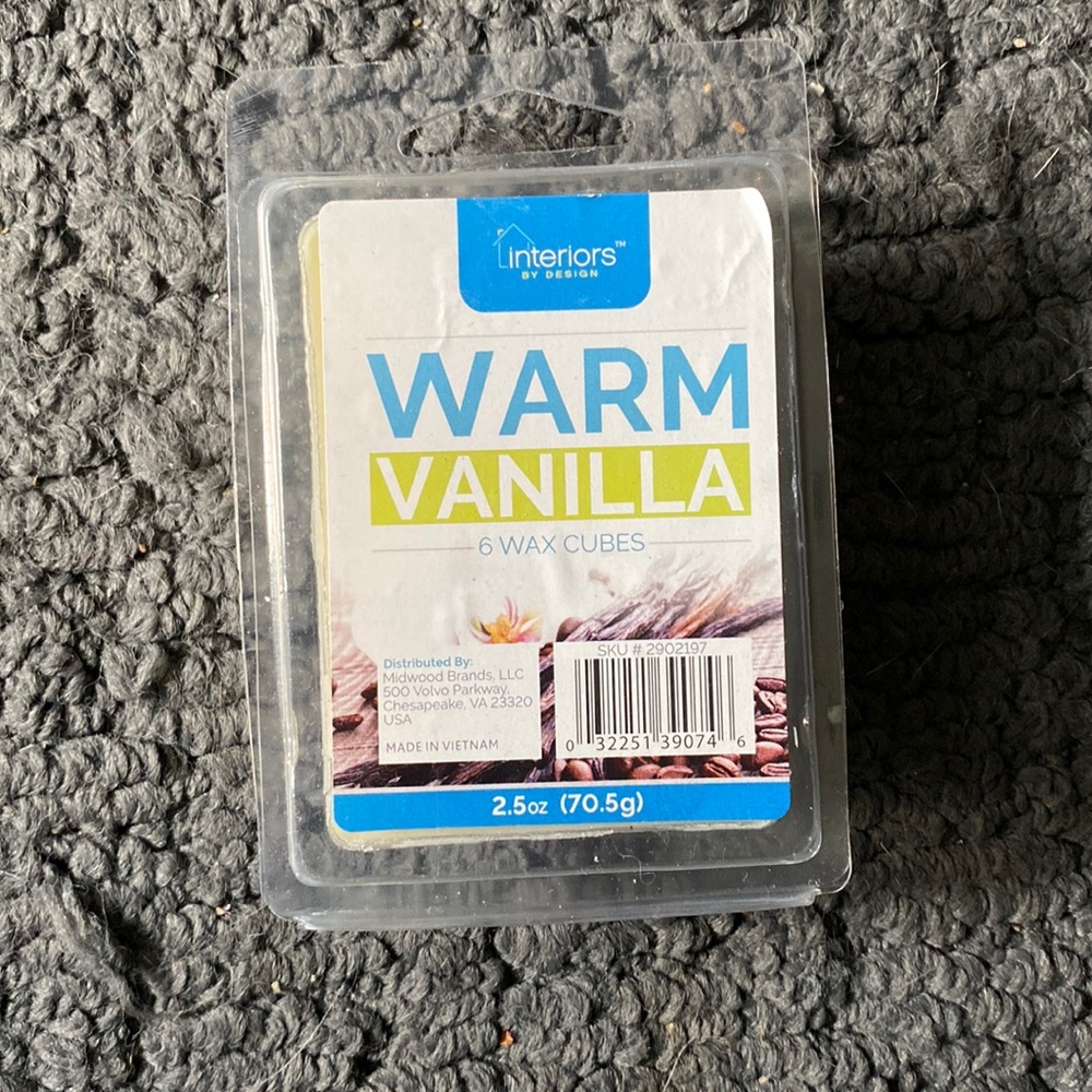 Interiors by Design Warm Vanilla Wax Melts